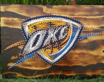 Okc Thunder Decor Etsy