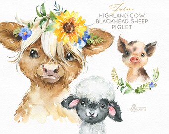 Download Piglet Watercolor Etsy