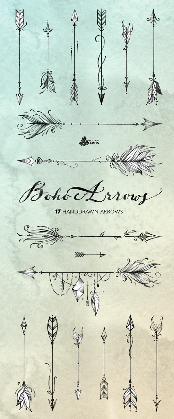 Set Of Boho Arrows Vector Illustration Stock Illustration - Download Image  Now - Arrow - Bow and Arrow, Tattoo, Arrow Symbol - iStock