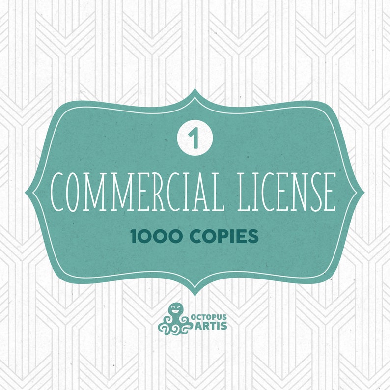 Limited Commercial License NO Credit required / Single product image 1