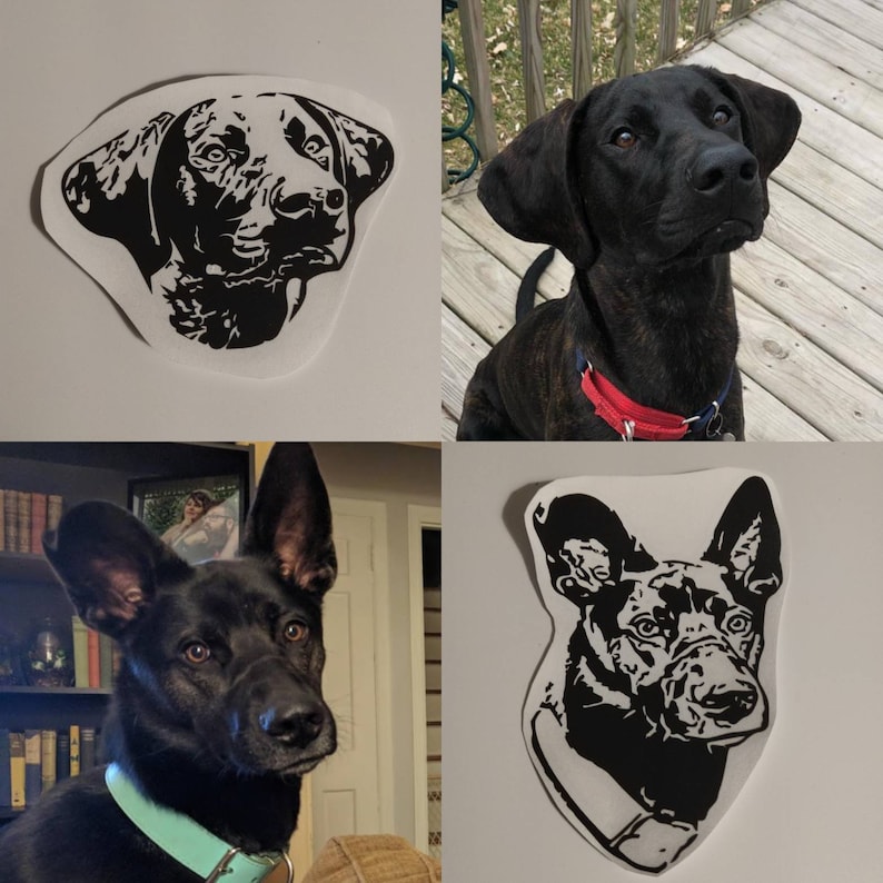 Custom Pet Portrait Decals
