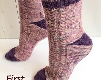 First - Sock - Knitting Pattern by Atelier Sopra