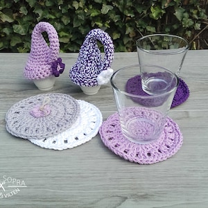 Crochet coaster - Crochet Pattern Coaster - PDF Tutorial