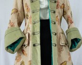 Women's Pirate Wench Frock Coat Jacket,Jack Sparrow,Captain Hook,Pirate Costume,Gothic,Ren Faire,Steampunk Reenactment LARP,Theatrical Stage