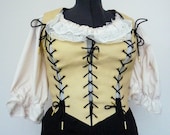 Reversible leather suede bodice,Steampunk,Boho,Upcycled Suede,Leather Corset,Pirate Wench Bodice,Recycled Clothing,Handmade,LARP,Sexy Corset