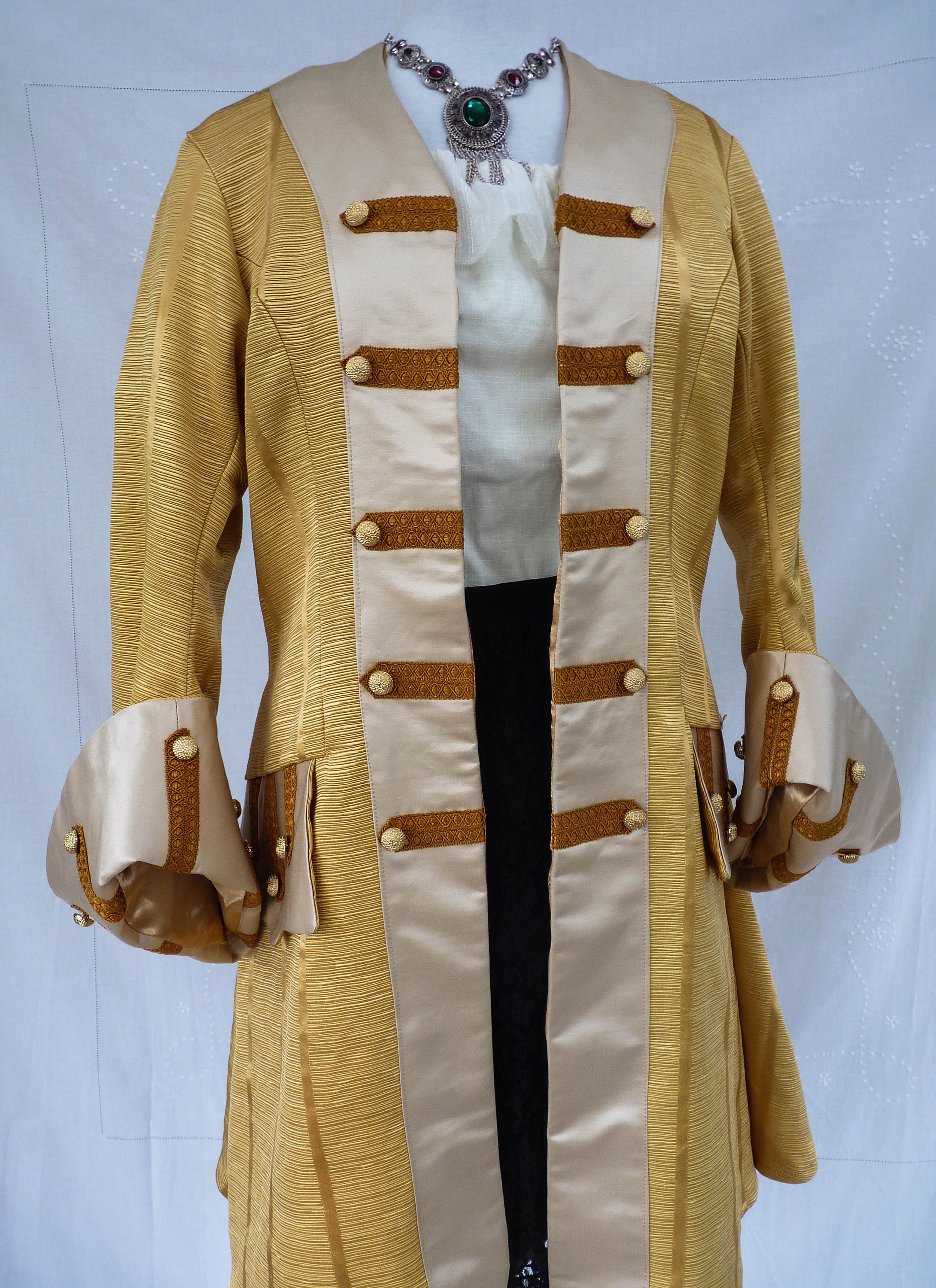 Ladies Pirate Wench Frock Coat Jacket Jack Sparrowcaptain Etsy UK