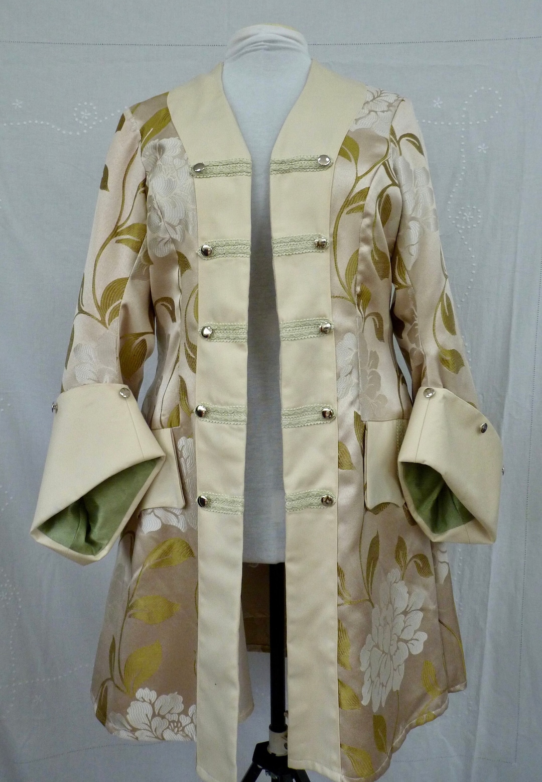 Ladies Pirate Wench Frock Coat Jacket Jack Sparrowcaptain Etsy