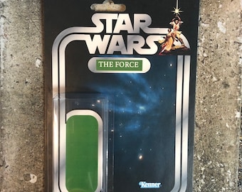 Figura de acción personalizada vintage retro de Star Wars The Force de 3,75" (figura no incluida)