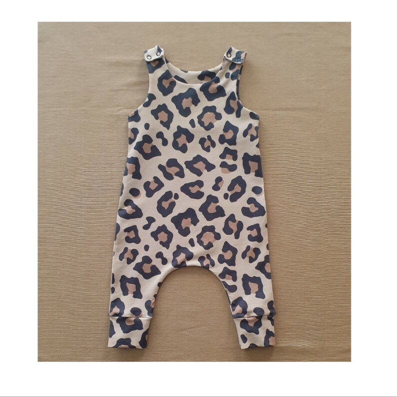leopard romper baby