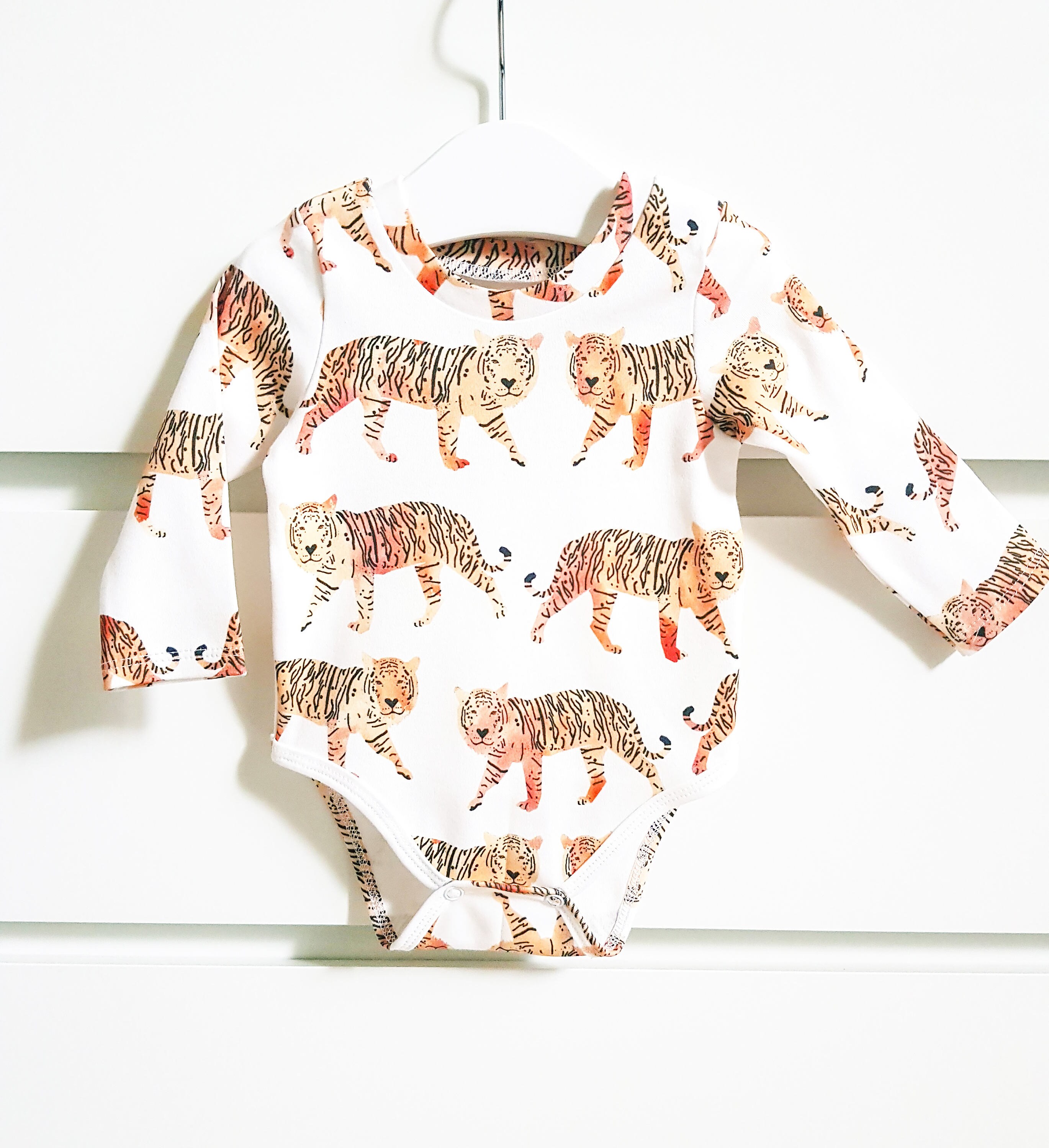 Tigers baby bodysuit organic baby clothes baby girl Etsy