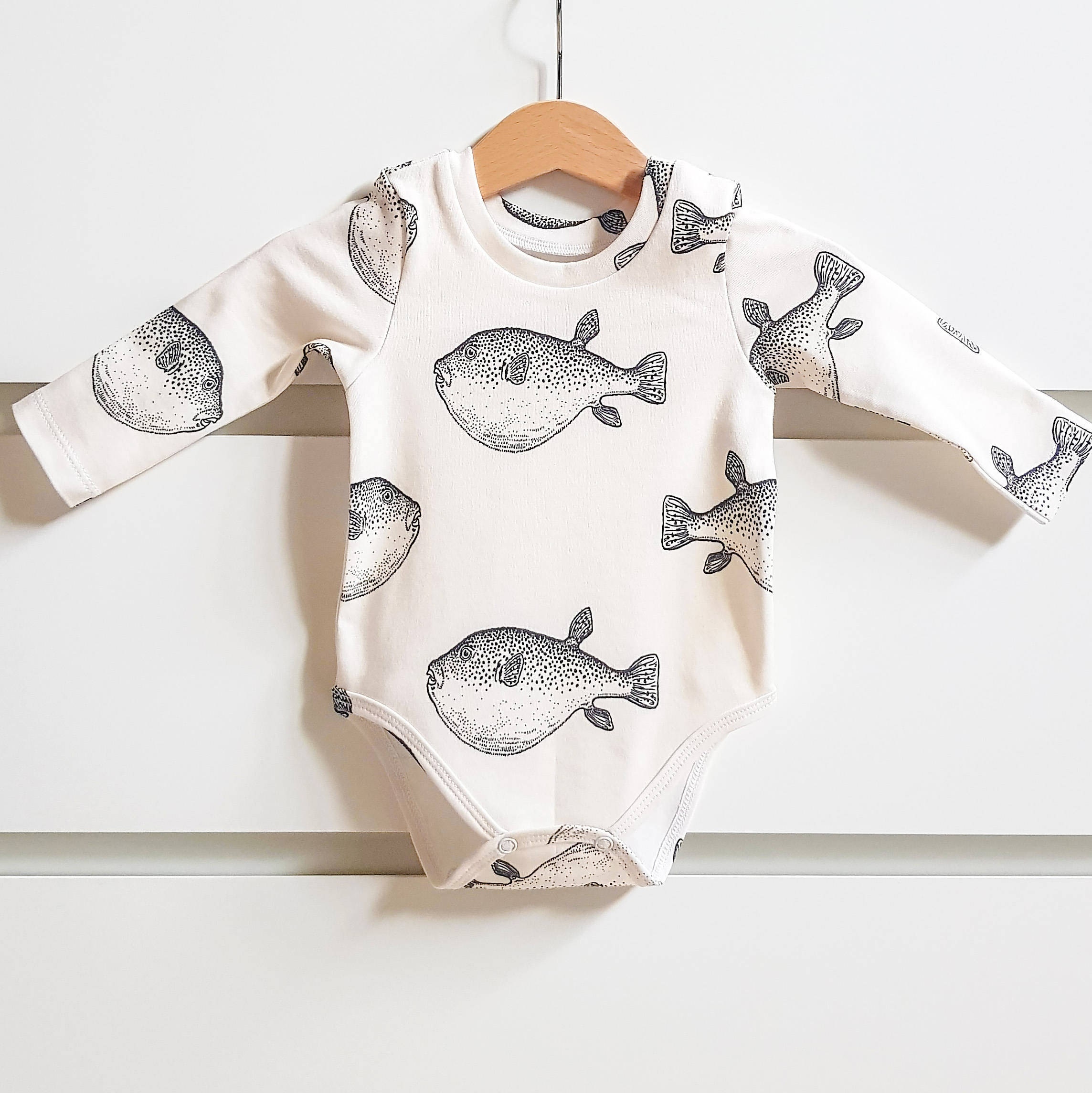 Puffer fish bodysuit for baby baby girl bodysuit baby boy Etsy