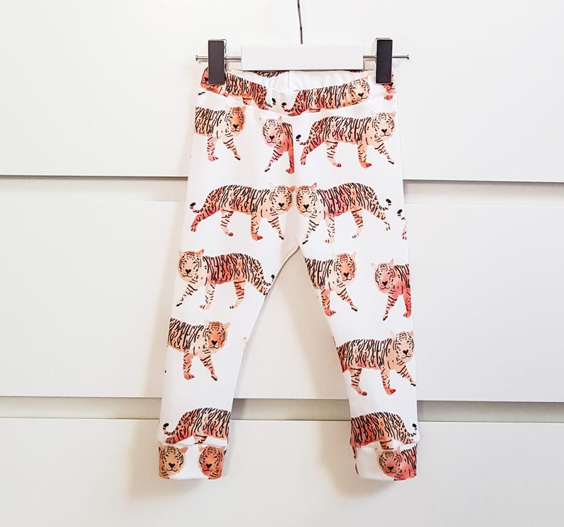 Tigers Baby Boy Leggings Baby Girl Leggings Organic Baby Etsy