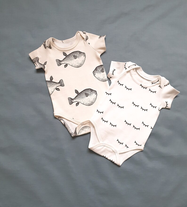 Puffer fish bodysuit for baby baby girl bodysuit baby boy Etsy