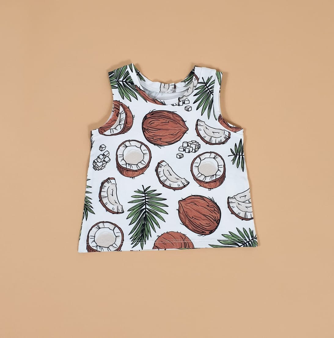 Coconuts on white baby tank top toddler tank top kids tank Etsy