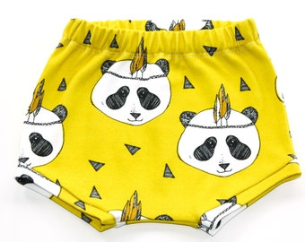 Baby boy shorts, baby girl shorts, organic cotton shorts, toddler shorts, baby shorties, shorties, kids shorts, summer shorts, yellow shorts