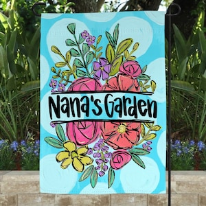 Personalized Garden Flag | Yard Decor | Garden sign | Spring Decor | Welcome Flag | Outdoor Decor | Mother&#39;s Day Gift | Family | Grandma