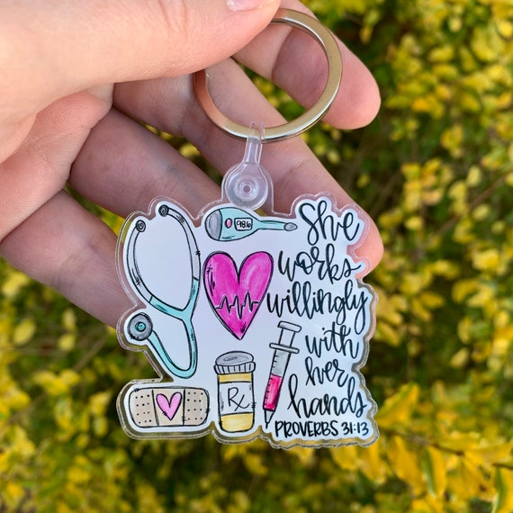 Christ-aid Love Bandages {Acrylic Keychain} Christ-aid Love Bandages {Acrylic Keychain}