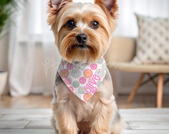 Personalized Dog Bandana | Cute Dog Bandana | Girl Dog Bandana | Boy Dog Bandana | Customized Pet Bandana | Over the collar bandana | scarf