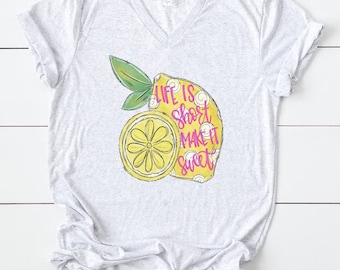 Lemon Shirt Lemon Graphic Tee Lemon Art 