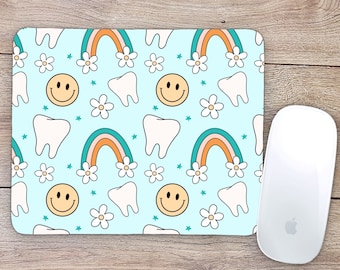 Mouse Pad | Home Office Decor | Desk Accessories | Christmas Gift | Coworker Gift | Computer Mouse Pad | Cute Mouse Pad | dental | dentist