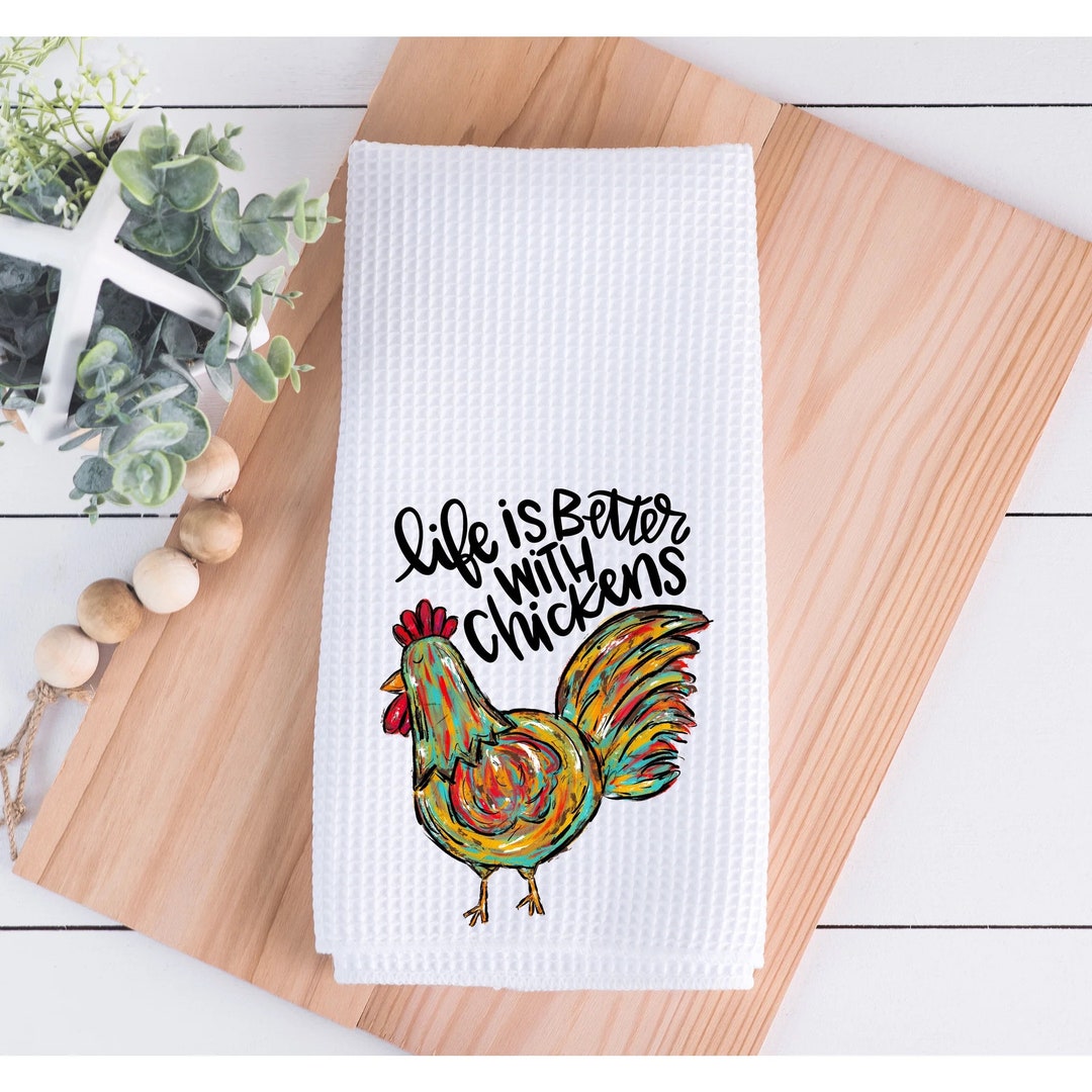 Farm Animal Kitchen Dish Towel Kitchen Decor House Warming Gift Kitchen