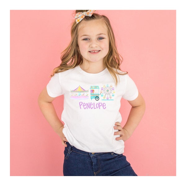 Fair Personalized Toddler t-shirt | cute tshirt | graphic tee | children | kids | boy | custom name | County fair shirt | summer