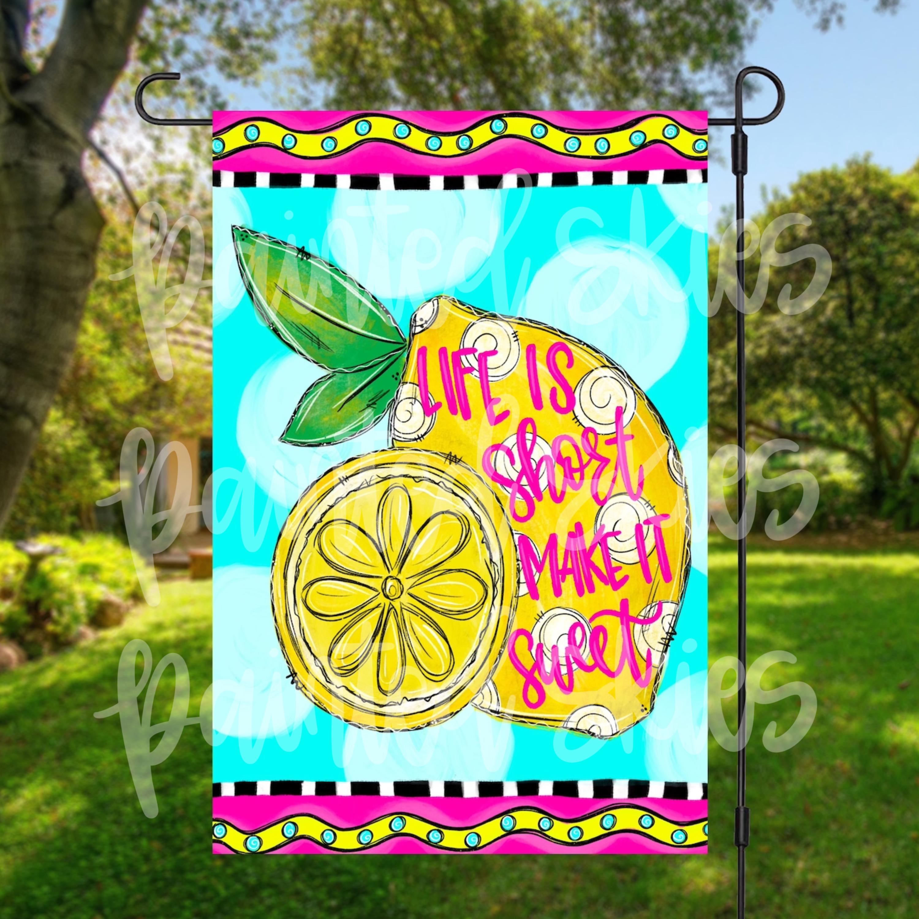 Summer Garden Flag | Lemon Yard Decor | Mothers Day Gift | RV