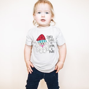 Christmas Youth t-shirt | cute tshirt  | Christmas apparel | graphic tee | children | kids | shirt for kid | Santa Claus is coming to town