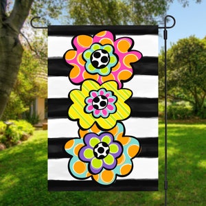 Summer Garden Flag | Floral Yard Decor | Mothers Day gift | RV Campsite Gift | Welcome Flag | Summertime Yard Art | Outdoor Decor Beach