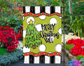 Christmas Garden Flag | Yard Decor | Christmas gift | RV Campsite Gift | Welcome Flag | Yard Art | Outdoor Decor | Christmas Decoration
