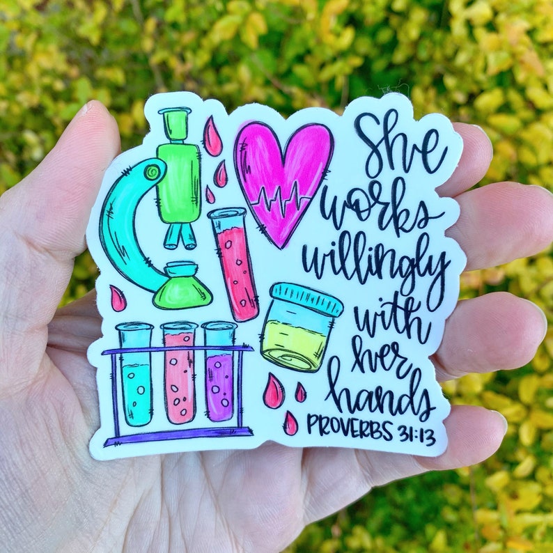 Medical Lab Tech Sticker Laptop Sticker Sticker Collector Etsy