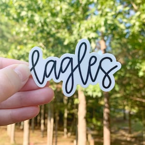 Eagles Sticker | mascot | Laptop Sticker | Sticker Collector | Vinyl Car Decal | Teacher Gift | School Spirit | School Decal | eagle