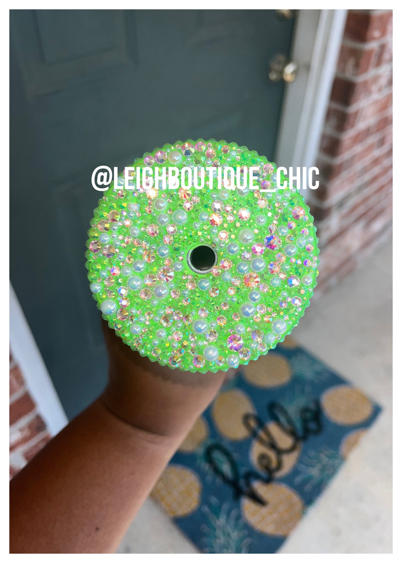 Rose Gold White Rhinestone Tumbler - Eye-catching Bachelorette and ...