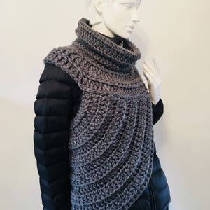 Katniss Inspired Cowl Wrap Top... image 3