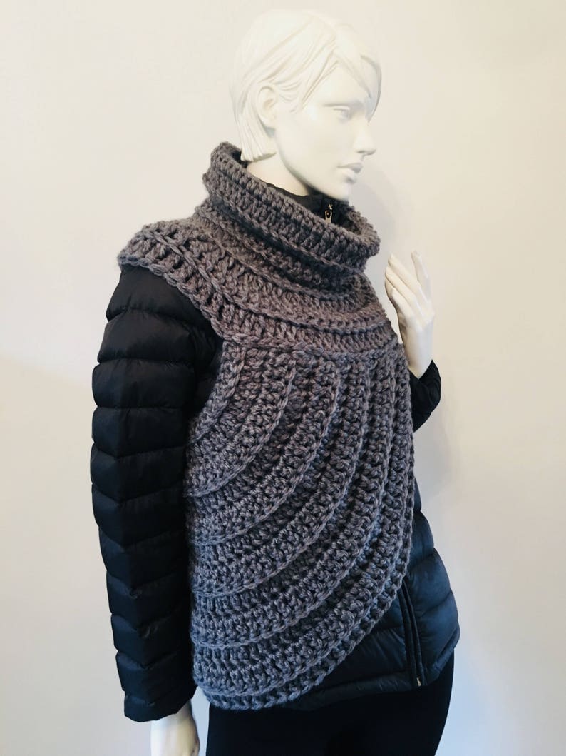 Katniss Inspired Cowl Wrap Top... image 3