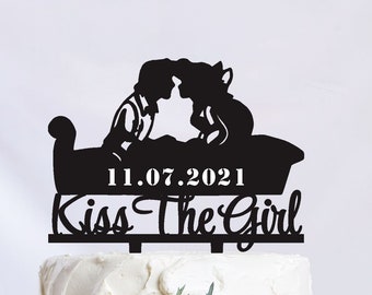 Disney Prinz Cake Topper, Ariel und Eric Cake Topper, Meerjungfrau und Prinz Theme Party Decor, kleine Meerjungfrau Kuchen Topper C357
