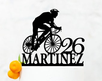 Bicycle Cake Topper Etsy