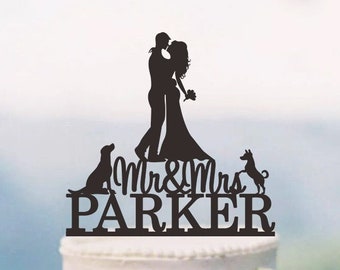 Wedding Cake Topper,Mr and Mrs Cake Topper With Surname,Fireman wedding,Custom Cake Topper,Personalized Topper,Firefighter Cake Topper C110