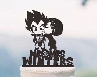 Wedding Cake Topper, Super Hero Cake Topper,Mr Mrs Cake Topper,Custom Cartoon Cake Topper,Super Hero Theme Decor, Super Hero Decoration C373