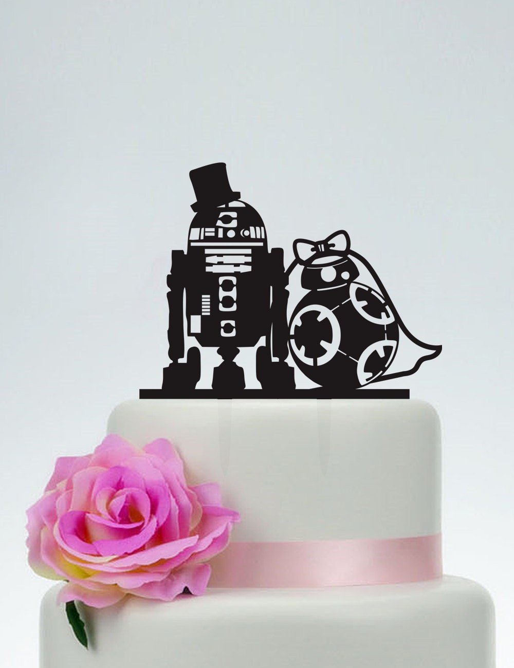 Wedding Cake Topperstar Wars Cake Topperr2d2 8 Cake Etsy