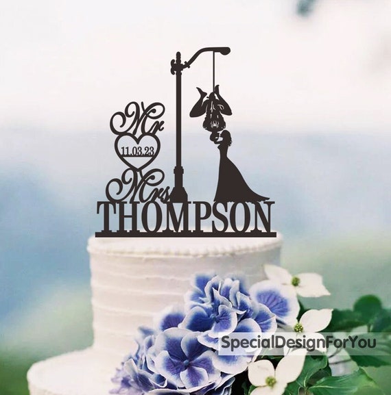 Decorazione per torta di matrimonio, scritta Mr&Mrs, in legno, decorazione per torta nuziale, decorazione per torta nuziale, decorazione per torta nuziale, decorazione torta nuziale, decorazione per