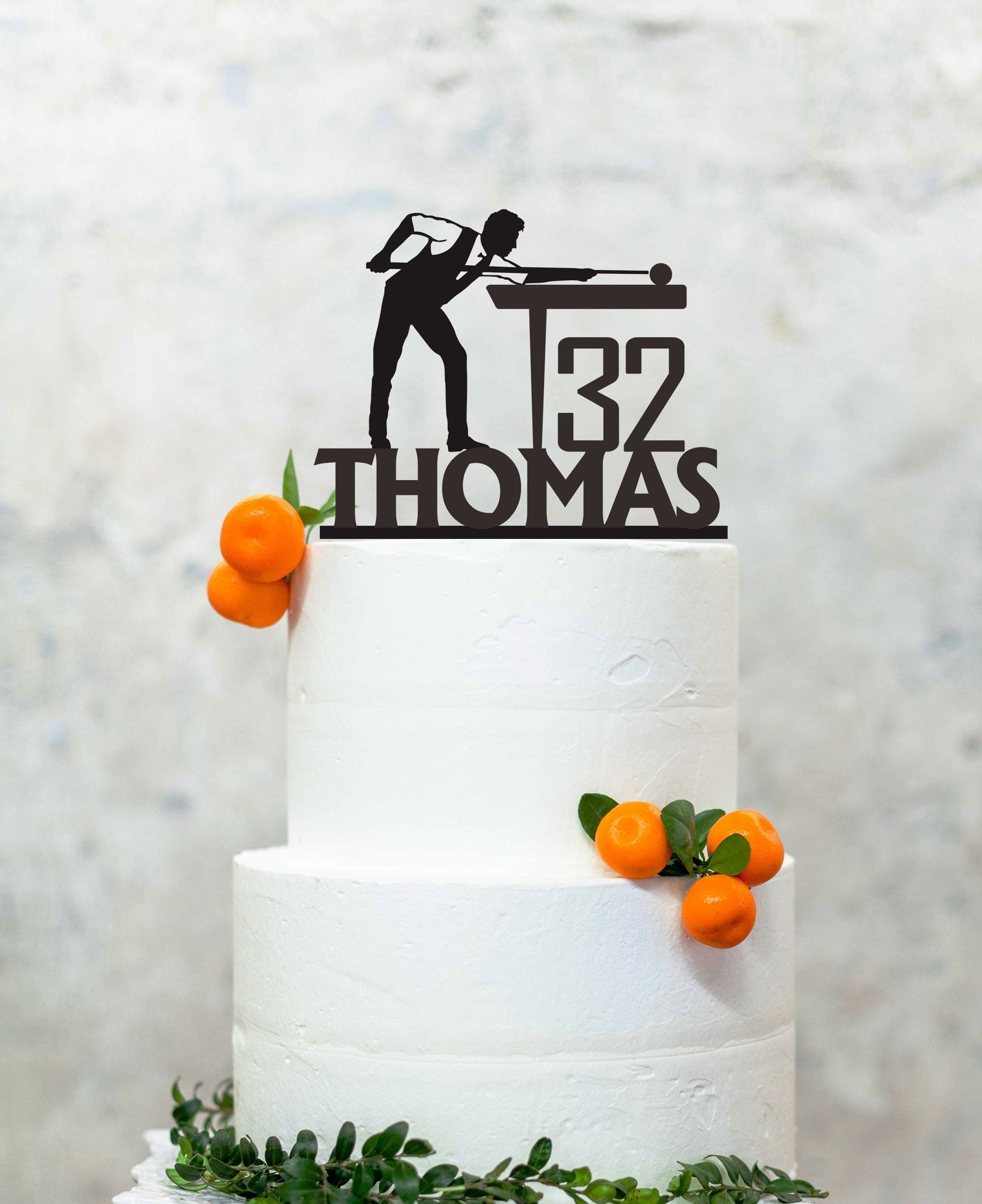 Billiards Cake Etsy