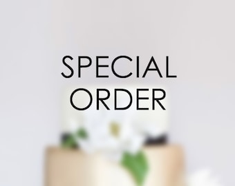 SPECIAL ORDER