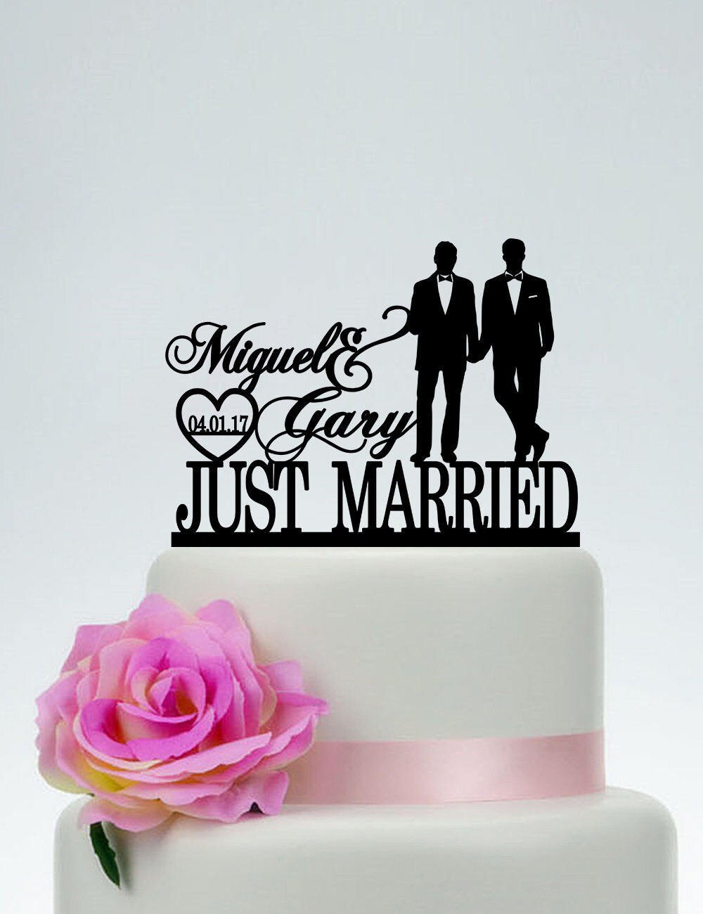 Acryl Zwart Homo Paar Bruidstaart Topper Silhouet Twee Bruidegoms Grappige Bruidstaart Topper Liefde Twee Mens Bruiloft Verloving Party Decor Aangepaste Naam Est Datum Mannen Geschenken Acryl Zwart Homo Paar Bruidstaart Topper Silhouet Twee Bruidegoms Grappige Bruidstaart Topper Liefde Twee Mens Bruiloft Verloving Party Decor Aangepaste Naam Est Datum Mannen Geschenken