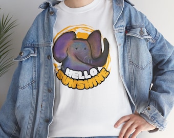 Hello Sunshine Elephant Tee Shirt