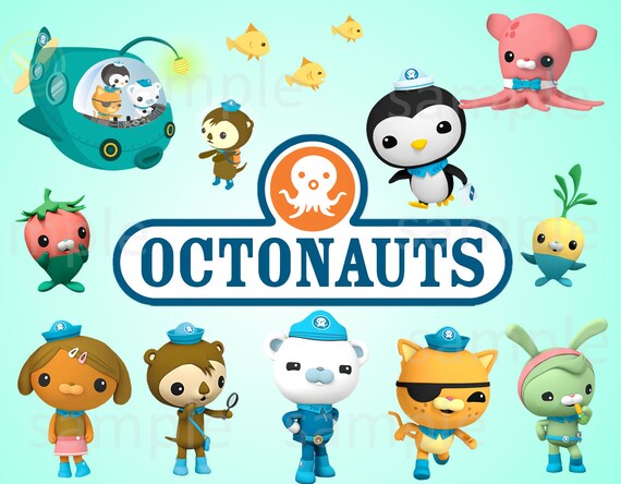 Octonautes Clipart Images Png Octonauts Characters Artwork Etsy