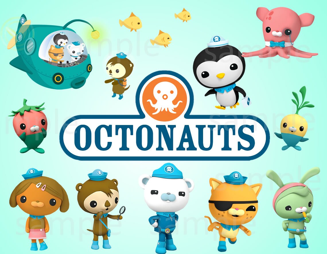 Octonauts Characters Artwork Etsy