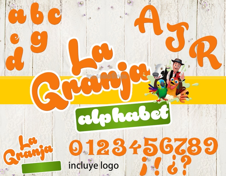 Alfabeto alphabet la granja de zenon letras numeros png logo Etsy México Alfabeto alphabet la granja de zenon letras numeros png logo Etsy México