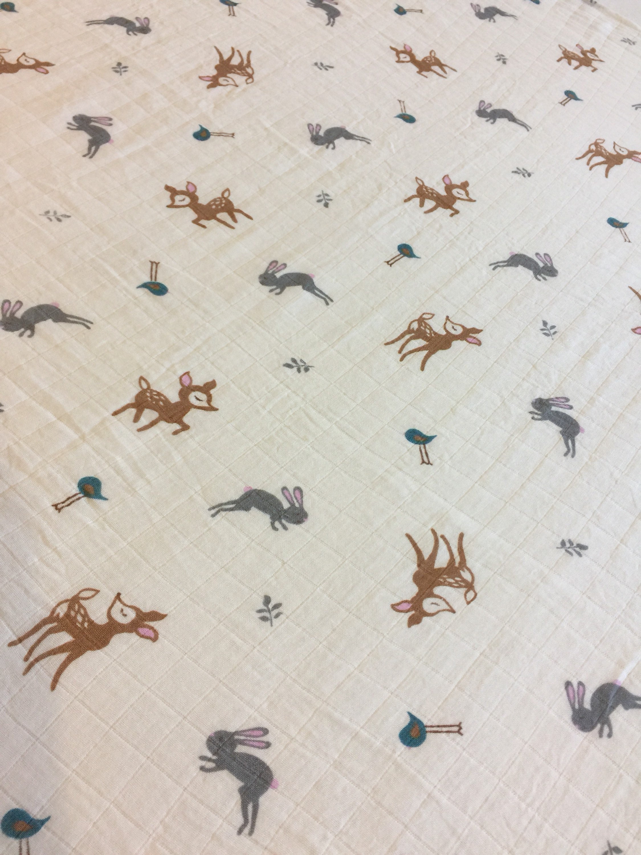 deer muslin blanket