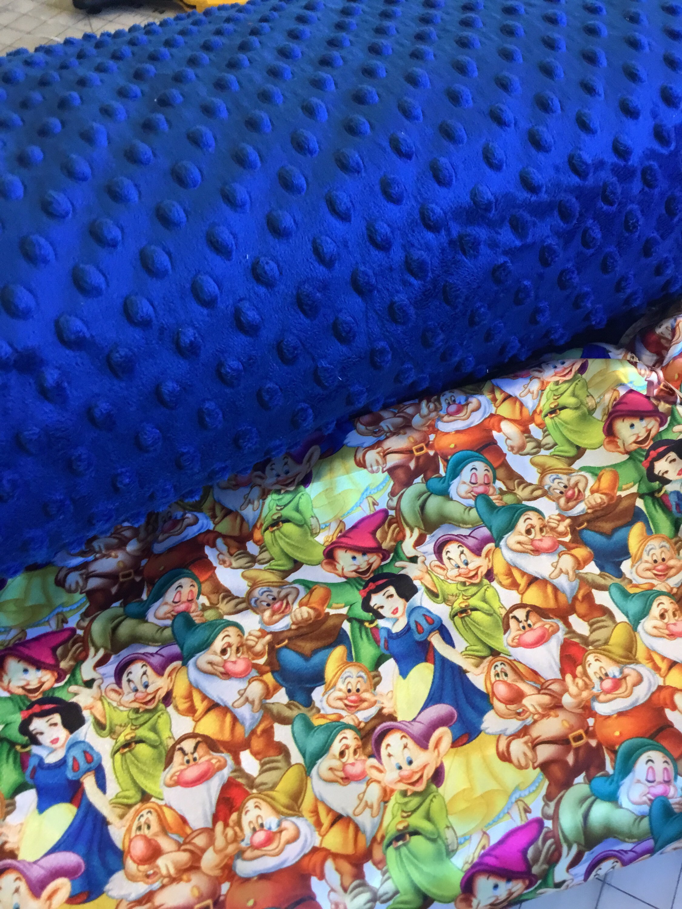 Snow White Blanket, 30x40... can be made in different sizes, personalization is available